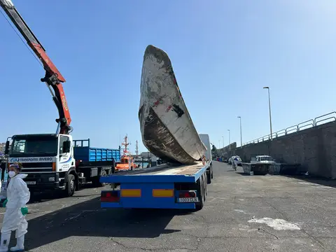Retirada de cayucos en Arguineguín — foto 2